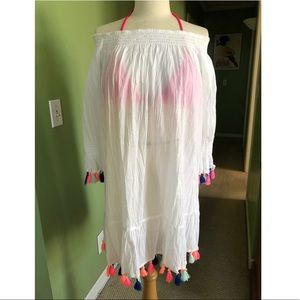 Tasseled Hem Cover Up